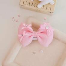 Clip BB hecho a mano para mascotas, Clip para el pelo, diadema con lazo para gato de pelo largo, decoración de corazón rosa para perros Malzis, accesorios para perros pequeños - 11 - Ver 16