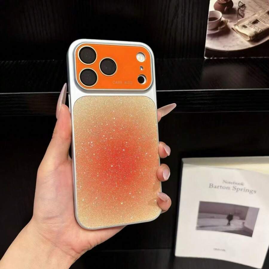 【夏新作】高見えするミニマルデザイン キラキラ輝くグラデーション暈し 高品質なスマホケース韓国風かわいいiPhone17ケース 可愛い iPhone16ケース、耐衝撃性、対応機種 スマホケースiPhone17 Pro / 16 Pro Max / 15 Pro / 14 / 13スマホケース