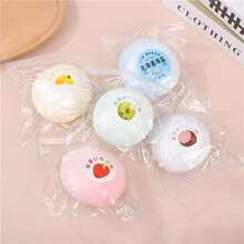 1pc 10cm Super Large Cheese Ball, Jumbo Fluffy Slime Ball Squeeze Toy, Suitable For Teens & Adults As Stress Relief, Perfect Gift For Graduation, Wedding, Outdoor Toy, Party Supplies, Holiday Gift - Multicolor - View 16
