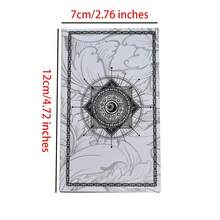 全英文 12-7cm 經典大尺寸塔羅牌，附彩色紙質說明書，適合初學者聚會卡牌桌遊 - 白色 - 查看 3