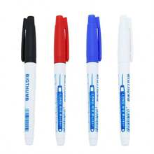 4 Packs Waterproof Permanent Markers, Long Nib Fine Point Deep Hole Pens, Long Reach Construction Marking Tools - Multicolor - View 7