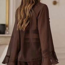 Women Blouses & Shirts - Whole Grain Coffee - View 3