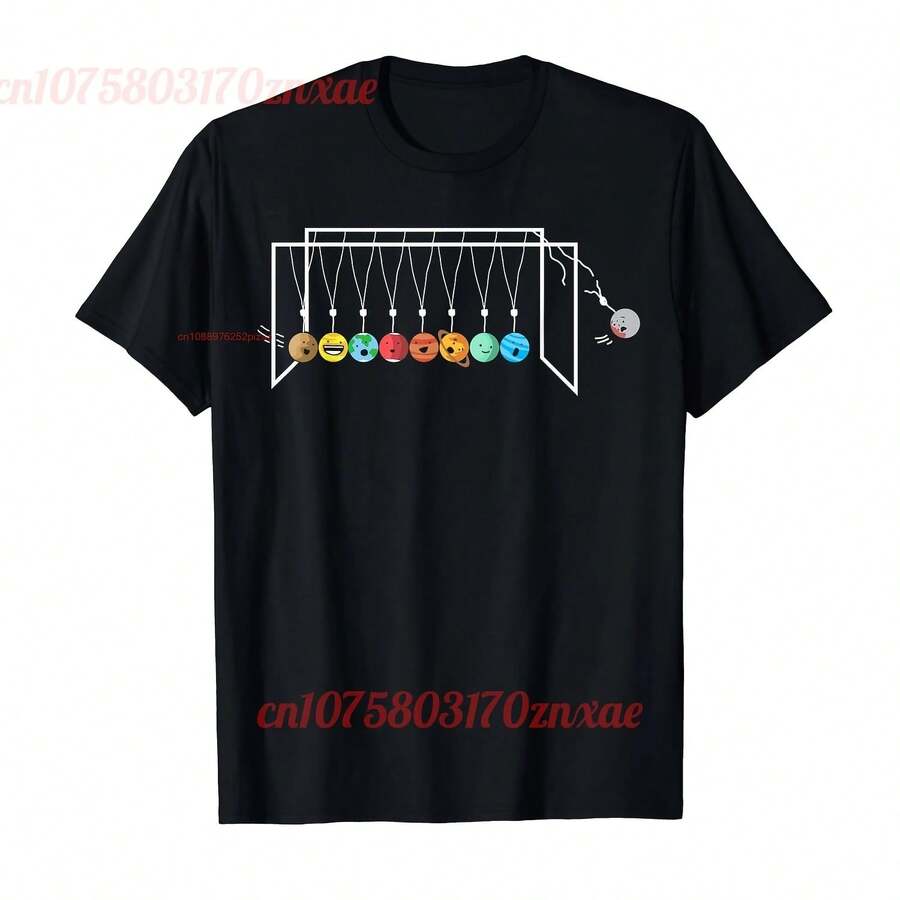 Camiseta 100% de algodón UNISEX, camisa divertida de astrofísico, planetas, cuna, UNISEX, talla S-6XL - Multicolor - Ver 1