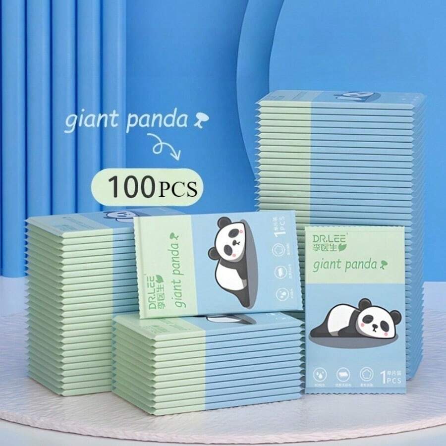 Cartoon Cute Portable Single Pack, Natural Pure Water Cleaning Wipes. Feature Is Randomly Sent In Multiple Styles - Multicolor - View 1