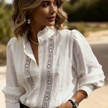 Women Blouses & Shirts - Yellow - View 2