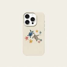 1pc TPU Material Fresh Sea Turtle Shell Ocean Pattern Phone Case Compatible With IPhone 17 Pro Max/17/16 Pro Max/15/13/12/11/ S20 FE/A15/S24/A55/ Note 11/Note 12/Note 13 Pro Full Coverage Shockproof Soft Protective Cover - White - View 6
