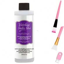 60ml/200ml Water-Based Sealer, Multi-Purpose, Water-Based Collage Sealer, Glue And Finish, Suitable For DIY Crafts And Art Projects, Fastest Drying And Curing Speed - Purple - View 1