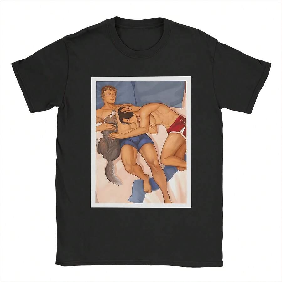 Camisa de algodón para hombre con rivalidad calentada TV Shane Hollander & Ilya Rozanov, gran oferta de verano, jersey, ropa de calle de manga corta para mujer - Multicolor - Ver 1