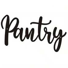 2D Flat Printed 1pc Food Pantry Sign, Acrylic Material Wall Decor Suitable For Home Kitchen Restaurant Coffee Shop Store Modern Farmhouse Wall Decor Housewarming Gift - Black - View 4