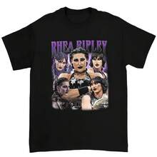 Rhea Ripley's New WrestleMania 42 Summer 2026 T-Shirt, 100% Cotton, Unisex, Wrestling, Oversized Graphic, Loose Fit, Quality, Crew Neck. - 彩色 - 查看 1