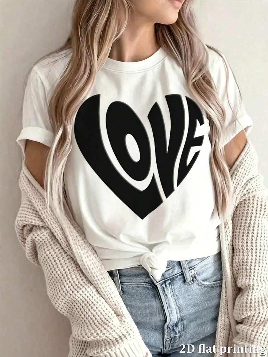 Women T-Shirts - 白色 - 查看 1