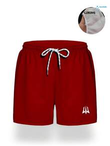 Mercer Haus Mens Summer Trees Swim Trunks, Quick Dry Beach Shorts With Mesh Lining, Elastic Drawstring Waist, Pockets, 3D Print Vacation Shorts - Multicolor - View 5
