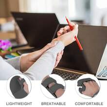 Soft Adjustable Breathable Hand And Wrist Immobilization Splint, Wrist Support Brace, Adjustable Carpal Wrist Guard, Forearm Wrist Joint Stabilizer, Wrist Rest - Black - View 11