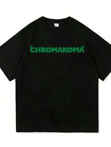 Breathable In SummerMen men Tyler The CreatorsssS Chromakopia T Shirt Aesthetic Letter Print TShirt High Quality Cottonsss Round Neck Tees Shirts - Negro - Ver 2