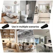 4pcs Heavy-Duty Door Stopper - Non-Slip Door Wedge With Toothed Grip, No Installation Needed, Sturdy Rubber Construction - Anti-Collision Door Stopper For Home, Office, Commercial Use - Floor Protector & Door Stabilizer, Home Accessory - Square - View 7