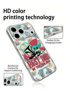 1 Stück kreative Richtungsschutz, stoßabsorbierend, TPU Weichgel Material, offiziell lizenzierter Disney süßer Micky Maus Handyhülle, Luftpolster dicke Fallschutz Handyhülle geeignet für iPhone 17/Air/16 15 14 13 12 11/17 Pro Max, transparente Handyhülle - Transparent - Übersicht 2