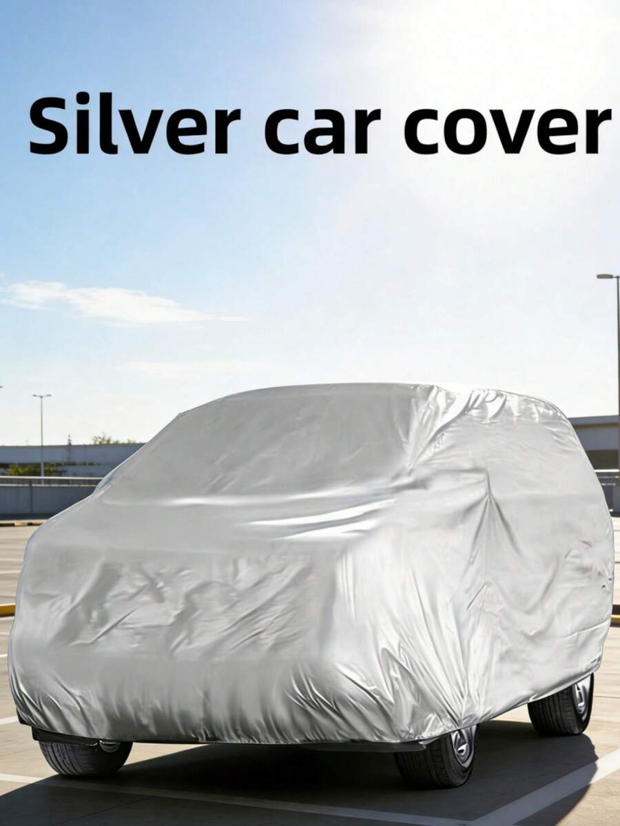 Universal Waterproof Car Cover - Full Car Cover. UV-Resistant, Rainproof, Dustproof, Snowproof And Heat-Resistant PEVA Material, All-Season Vehicle Protection, Dustproof, Car Accessories, Car Cover | Fashion Car Cover | Durable Car Cover, Car Sunshade, National Day Gift, Halloween Gift, Christmas Gift