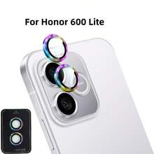 鏡頭保護貼，適用於 Honor 400/400 Lite/400 Pro/600/600 Lite/600 Pro 金屬環鷹眼鏡頭保護貼，美觀精緻的後置相機防刮耐磨保護貼，附定位工具，安裝簡單，黏著力強，鋼化玻璃與金屬環的完美結合，更好的相機保護，鏡頭保護貼，鏡頭保護墊 - 彩色 - 查看 25