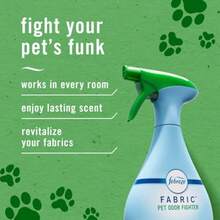 Febreze Fabric Spray Air Freshener, Odor-Fighting Fabric Refresher, Sneaker Balls Alternative, Couch Cleaner, Linen Spray, Multi-Use, Pet Odor Fighter Scent, 23.6 Fl Oz - Pet Fresh - View 2