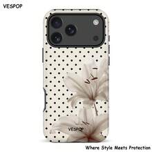 VESPOP Y2K Double Layer Shockproof Phone Case, Glossy Design, Vibrant Colors, Compatible With IPhone 17/16/15/14/13 Pro Max, Galaxy S26/S25/S24 Ultra, Pixel 10/9/8 Pro - Mixed Color 1 - View 2