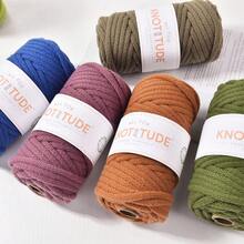 6mm Plush Round Cord 40 Yards/36 Meters Soft Rope Handmade DIY Crochet Bag Weaving Yarn - 6mm Plush Round Rope - View 2