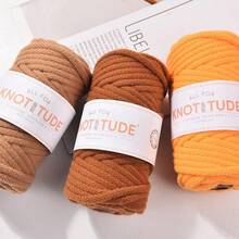 6mm Plush Round Cord 40 Yards/36 Meters Soft Rope Handmade DIY Crochet Bag Weaving Yarn - 6mm Plush Round Rope - View 5