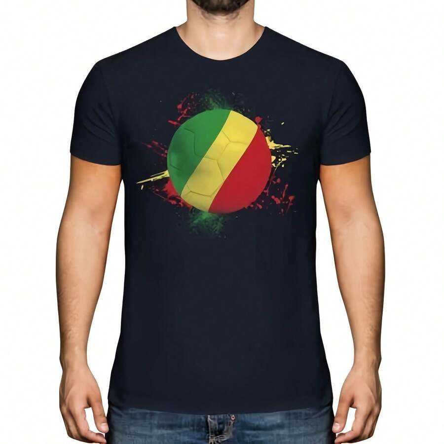 CAMISETA DE FÚTBOL DE  PARA HOMBRE, REGALO PARA LA COPA DEL MUNDO, DEPORTE - Multicolor - Ver 1