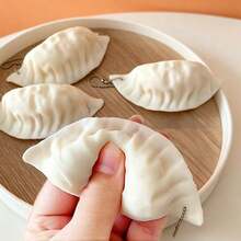 12/5/3/2/1pc Realistic Dumpling Squeeze Toy - Stress Relief Toy - Soft Squishy Toy - Fidget Toy - Stitch Toys - Travel Toys - Classroom Fidget Toys - Mini Bath Toys - Christmas Stationery Stress Ball - Gift For Boys, Girls, Valentine's Day, New Year - View 1