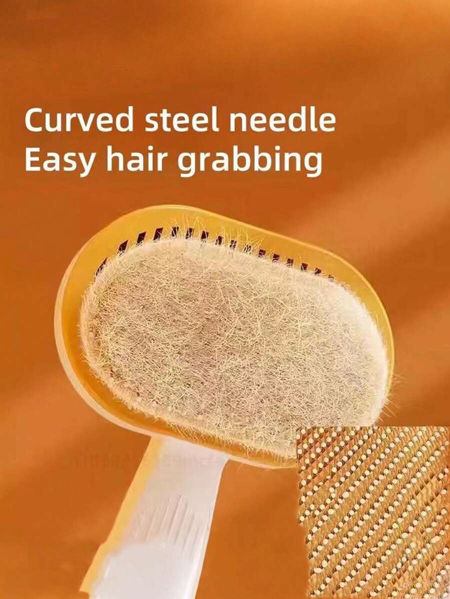 Multifunctional Pet Grooming Comb, Gentle Pet Deshedding Brush, Suitable For Cats And Dogs, One-Click Undercoat Removal Pet Grooming Tool - View 1