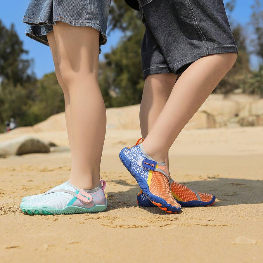 新款跨境戶外涉水鞋，多功能適用於游泳、瑜伽、海灘穿搭，女款拖鞋