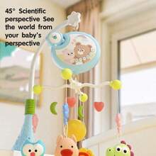1 buah Mainan Gantung Ranjang Bayi Lucu dengan Kontrol Jarak Jauh - Cahaya Menenangkan, Melodi, Rotasi Lembut 360°, Fungsi Timer, dan Aksesoris Lucu yang Beragam - Mainan Gantung Ranjang Bayi - MultiWarna - View 4