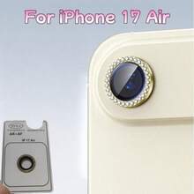 閃亮水鑽鏡頭保護膜,相容於 Apple 17/17 Air/17 Pro/17 Pro Max,鑲鑽水晶鏡頭膜附對位工具,鏡頭保護膜,鏡頭保護貼,鏡頭保護墊,快速簡易安裝,9H 硬度 + 金屬環,防刮防摔,時尚美觀精緻,智慧型手機配件,螢幕保護膜替代方案,時尚手機配件,現代手機保護殼,防刮膜,精密切割保護膜,金屬框保護膜,智慧型手機使用者,電子產品保護 - 彩色 - 查看 13