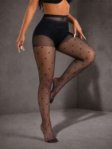 GNIM HL 1/3 Pairs 10D Ultra-Thin Black High-Elasticity Slim Fit Transparent Sexy Pantyhose For Women, Versatile Legwear For Daily/Party/Office - Black - View 2