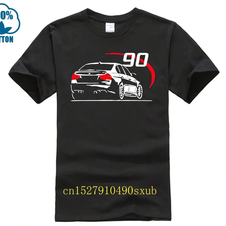 Camiseta para fanáticos de e90 m3 320 325 330 335, camiseta holgada informal de verano con cuello redondo para hombres - Multicolor - Ver 1