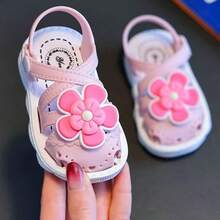 Vicvait Summer Mid-To-Large Children Indoor Baby Shoes, Kids Beach Shoes With Closed Toe - Pink - View 1