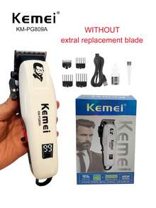 Kemei KM-PG809A Adjustable Hair Clipper Strong Power Haircut For Men, Professional Cordless Hair Cutting Machine With LED Display, Home Use Haircut For Men, Family Use Haircutting Machine - View 12