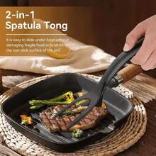 1 buah Spatula Silikon Multifungsi, Tersedia Berbagai Warna - Anti Lengket, Tahan Panas, Cocok untuk Memasak, Mengaduk, dan Menggoreng. Cocok untuk Pancake, Steak, dan Masakan Lainnya. Ini adalah alat dapur yang tahan lama dengan desain pegangan ergonomis dan tampilan yang stylish. - Spatula steak - View 19