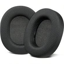 High-Density Foam Ear Pads Replacement For Arctis 7/Pro/9/9X/5/3/1/Prime/7+/7P/7X Series (Not Compatible With Nova), Black - Black - View 2