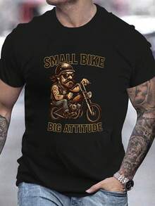 Men T-Shirts - 黑色 - 查看 6