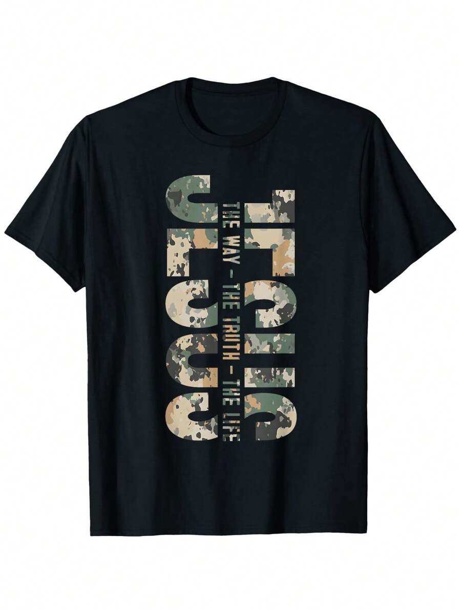 Men Sports Tees & Tanks - 黑色 - 查看 1