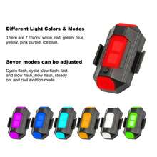 4pcs Luz Led Estrobo Funciones Fija Moto Auto Bicicleta KS80 - versión prémium - Ver 11