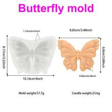 Zhonghui Mold Cute Bow Silicone Mold Set With Rose Design – DIY Candle, Aroma Stone, Resin And Plaster Mold For Handmade Gifts, Wedding Decor And Room Accessories - Bow - View 10