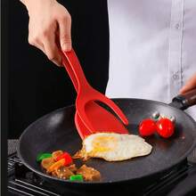 1 buah Spatula Silikon Multifungsi, Tersedia Berbagai Warna - Anti Lengket, Tahan Panas, Cocok untuk Memasak, Mengaduk, dan Menggoreng. Cocok untuk Pancake, Steak, dan Masakan Lainnya. Ini adalah alat dapur yang tahan lama dengan desain pegangan ergonomis dan tampilan yang stylish. - Spatula steak - View 14