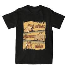 Camiseta Retro con estampado 3D de Animal Meme Balltze Cheems , camiseta con patrón de perro, ropa divertida de manga corta para mujer - Multicolor - Ver 1