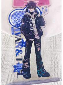 Alien Stage 全息閃粉壓克力立牌,Alien Stage Ivan & Till 壓克力立牌組,音樂主題雙面透明壓克力人偶立牌,可愛情侶角色桌面裝飾,Alien Stage 粉絲周邊禮物 - A - 查看 3