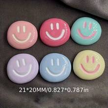 1/5/10/15pcs Cartoon Smiling Face Fridge Magnets, Suitable For Kitchen Decor And Home Decor, Cute Fridge Stickers, Whiteboard Magnetic Stickers, Decorative Fridge Magnets, Cute Office Kitchen Magnets, Kitchen Accessories - Multicolor - View 4