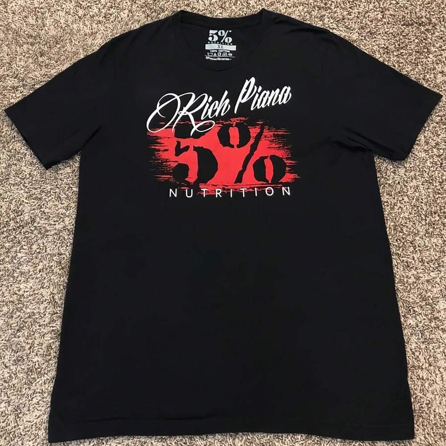 Rich Piana-Camiseta de culturismo para hombre, color negro, talla XL, 5% - Multicolor - Ver 1