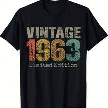 La última camiseta de algodón puro para hombre de 2025, 1963, transpirable y de alta calidad, para fiestas de viajes en la playa,  2K - Multicolor - Ver 1