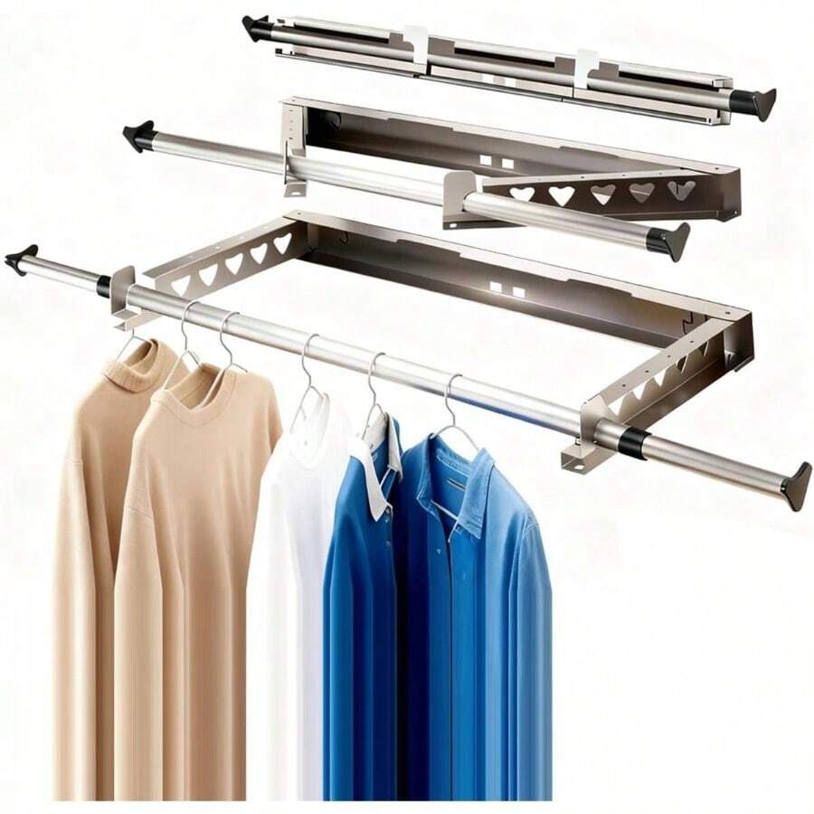 Lifting/Electric Clothes Drying Racks - Marron - View 1