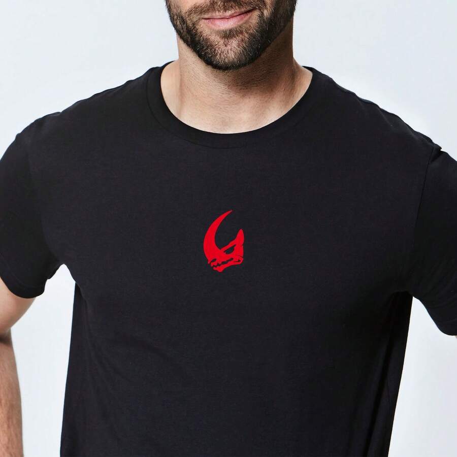 Mandalorian T Shirt Din Djarin Mudhorn Symbol T Shirt Graphic T Shirt Soft Shirt Black T Shirts T Shirt Gift Idea - 黑色 - 查看 1